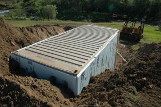 Buried Shipping Container Ideas and Uses - Valtran Storage Container Rental